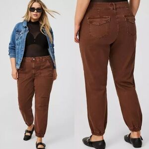 Torrid Utility Stretch Twill Jogger size 10